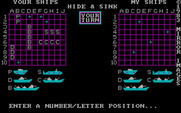 Hide & Sink for IBM PC/Compatibles - Your turn...where do you want to fire?