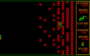 Dragons: A Challenge in Chivalry for IBM PC/Compatibles - Slowly breaking through the castle wall...