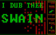 Dragons: A Challenge in Chivalry for IBM PC/Compatibles - I dub thee swain! Increasing in rank again...