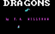 Dragons: A Challenge in Chivalry for IBM PC/Compatibles - The completed title screen.