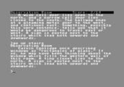 Leather Goddesses of Phobos for Commodore 64 - Exploring the area.