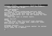 Leather Goddesses of Phobos for Commodore 64 - The first crisis has passed...