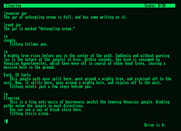 Leather Goddesses of Phobos for Amstrad PCW - My new friend Tiffany follows as I explore.