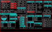 Orbiter for IBM PC/Compatibles - The orbiter control panel.