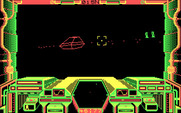 Starglider for IBM PC/Compatibles - An enemy tank approaches...
