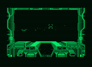 Starglider for Amstrad PCW - Game start.
