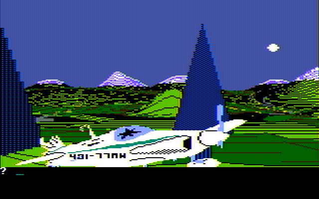 Wilderness: A Survival Adventure IBM PC/Compatibles Screenshot: Beginning the plane crash scenario...