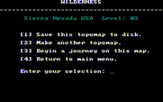 Wilderness: A Survival Adventure for IBM PC/Compatibles - Save this terrain?