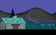 Wilderness: A Survival Adventure for IBM PC/Compatibles - Setting out on an adventure from the ranger station...