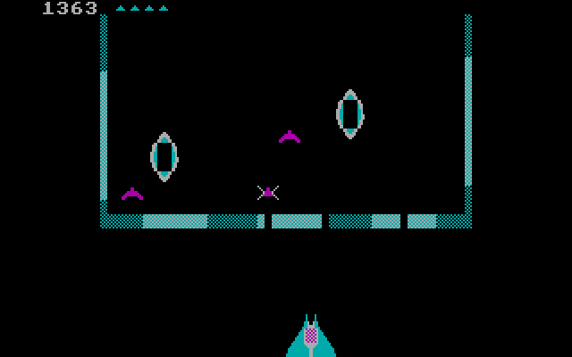 Czorian Siege IBM PC/Compatibles Screenshot: The game now repeats with increased difficulty.