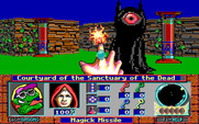 Terror of the Catacombs for IBM PC/Compatibles - Attacking a spectre.
