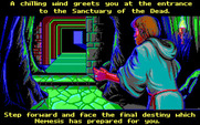 Terror of the Catacombs for IBM PC/Compatibles - The game begins...