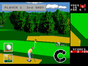 World Class Leader Board for Sega Genesis / Mega Drive - In the sand again...