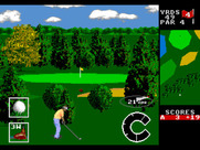 World Class Leader Board for Sega Genesis / Mega Drive - A short chip to the green...
