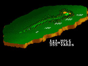 World Class Leader Board for Sega Genesis / Mega Drive - The first hole...