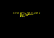World Class Leader Board for Amstrad CPC - You can choose several game options including difficulty.