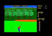 World Class Leader Board for Amstrad CPC - Putting.