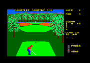 World Class Leader Board for Amstrad CPC - A short par 3...