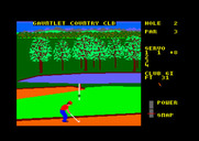 World Class Leader Board for Amstrad CPC - I'm in the sand...