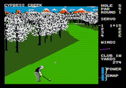 World Class Leader Board for Apple II - In the fairway...