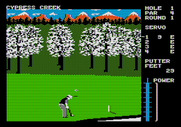 World Class Leader Board for Apple II - Putting.