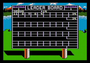 World Class Leader Board for Apple II - Scoreboard...