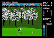 World Class Leader Board for Apple II - Missed that putt...too strong!