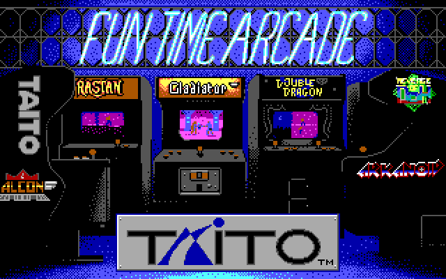 Arkanoid 2: Revenge of DOH IBM PC/Compatibles Screenshot: Taito logo.