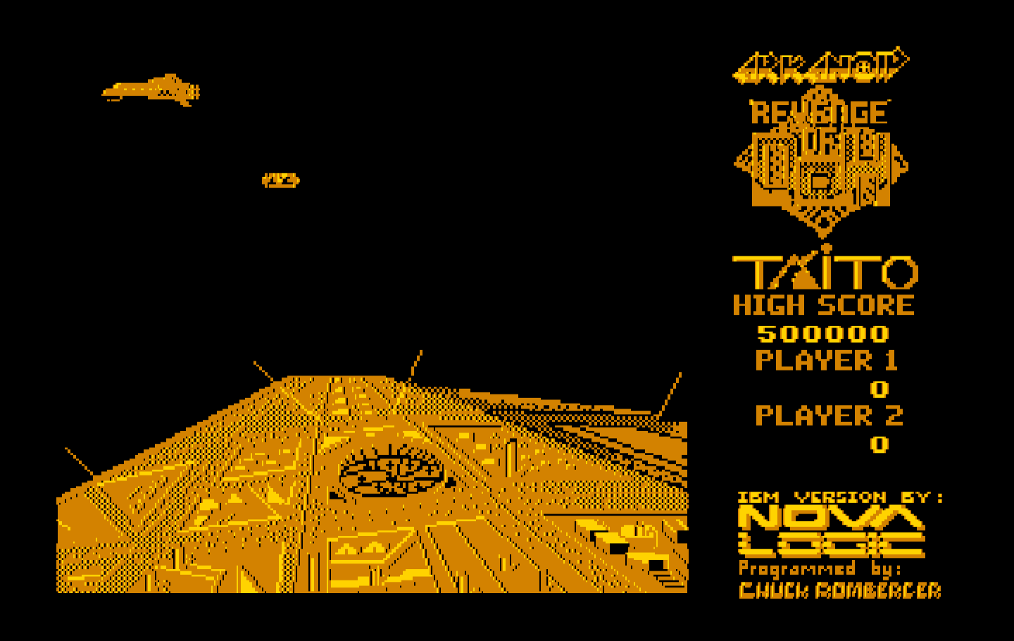Arkanoid 2: Revenge of DOH IBM PC/Compatibles Screenshot: The game begins...
