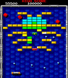 Arkanoid 2: Revenge of DOH for Arcade - Catch the red capsule for lasers!