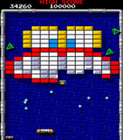 Arkanoid 2: Revenge of DOH for Arcade - Trying to keep numerous balls in play at once!