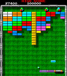 Arkanoid 2: Revenge of DOH for Arcade - This power up gives your paddle a shadow.