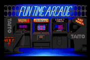 Arkanoid 2: Revenge of DOH for Apple IIgs - Taito fun time arcade; loading screen.