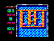 Arkanoid 2: Revenge of DOH for ZX Spectrum - Can you bounce the ball through this maze-like layout?