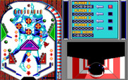 1st Person Pinball for IBM PC/Compatibles - The plunger has been pulled, the pinball about to be in play...