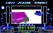 1st Person Pinball for IBM PC/Compatibles - The pinball bounces around the table...