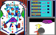 1st Person Pinball for IBM PC/Compatibles - The pinball heads towards the bottom of the table...