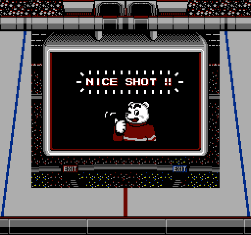 Blades of Steel NES / Famicom Screenshot: Nice shot!
