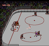 Blades of Steel for NES / Famicom - What's the goalie doing, the other team is about to score!