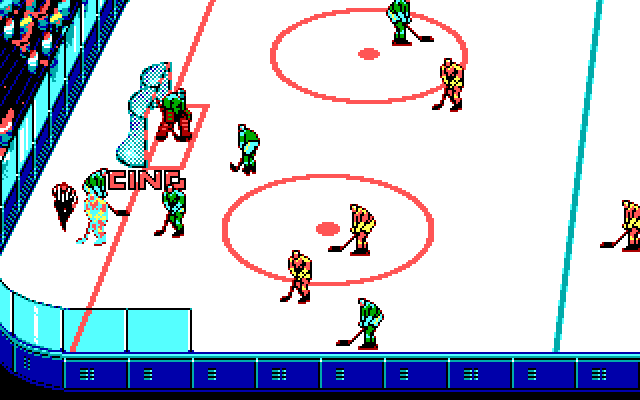 Blades of Steel IBM PC/Compatibles Screenshot: Icing penalty.