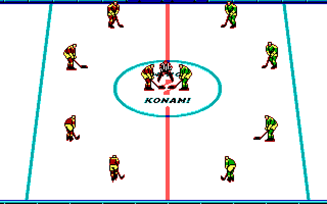 Blades of Steel IBM PC/Compatibles Screenshot: Another game begins...
