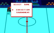 Blades of Steel for IBM PC/Compatibles - Select game menu.