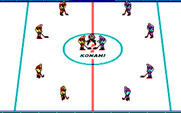 Blades of Steel for IBM PC/Compatibles - Face off.