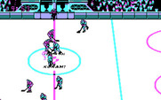 Blades of Steel for IBM PC/Compatibles - Computer player has the puck, can I get it back?