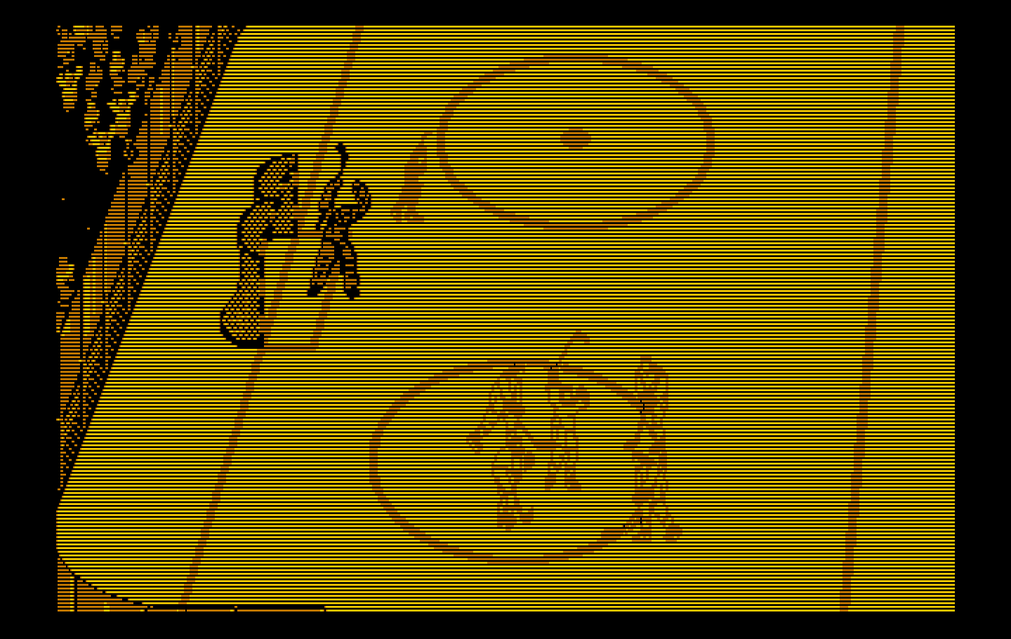Blades of Steel IBM PC/Compatibles Screenshot: He shoots, he scores!