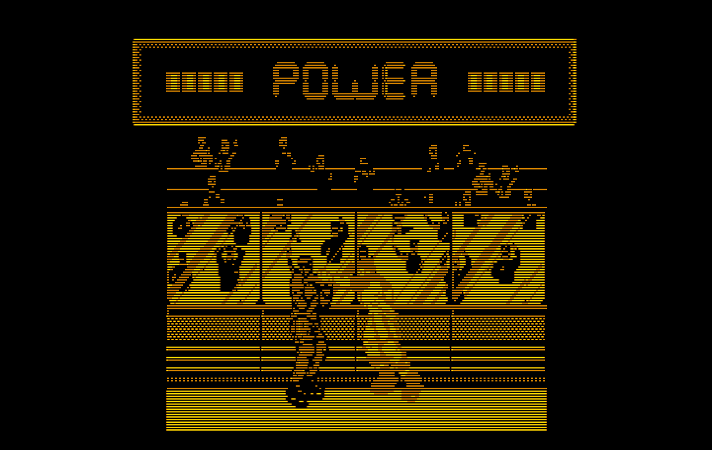 Blades of Steel IBM PC/Compatibles Screenshot: A fight breaks out!