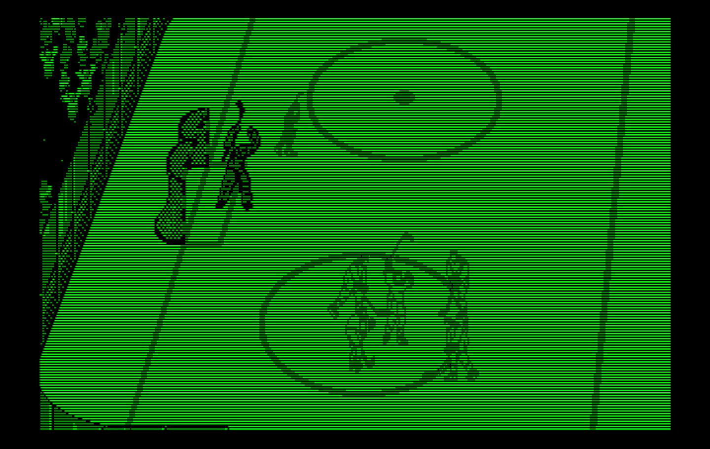 Blades of Steel IBM PC/Compatibles Screenshot: He shoots, he scores!