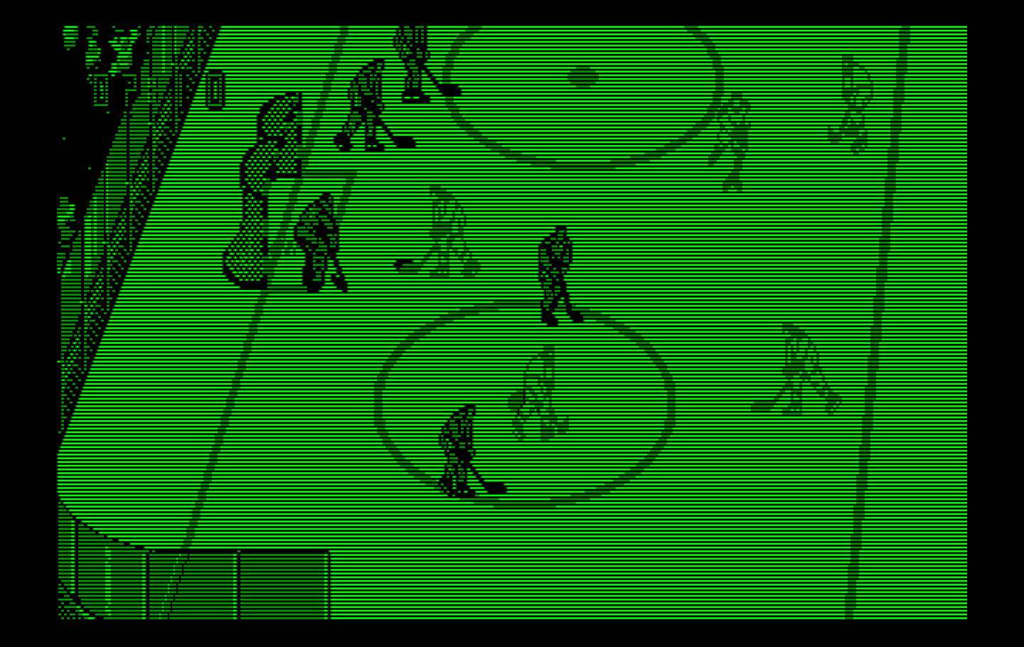 Blades of Steel IBM PC/Compatibles Screenshot: Defending the goal...