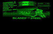 Blades of Steel for IBM PC/Compatibles - Copy protection screen.