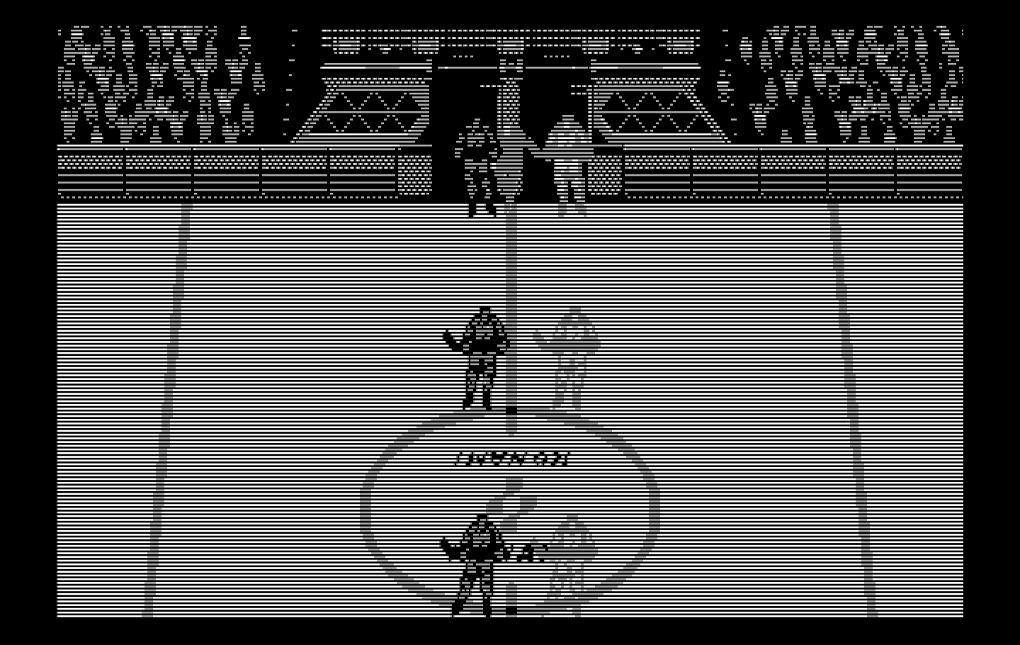 Blades of Steel IBM PC/Compatibles Screenshot: Players take to the ice!